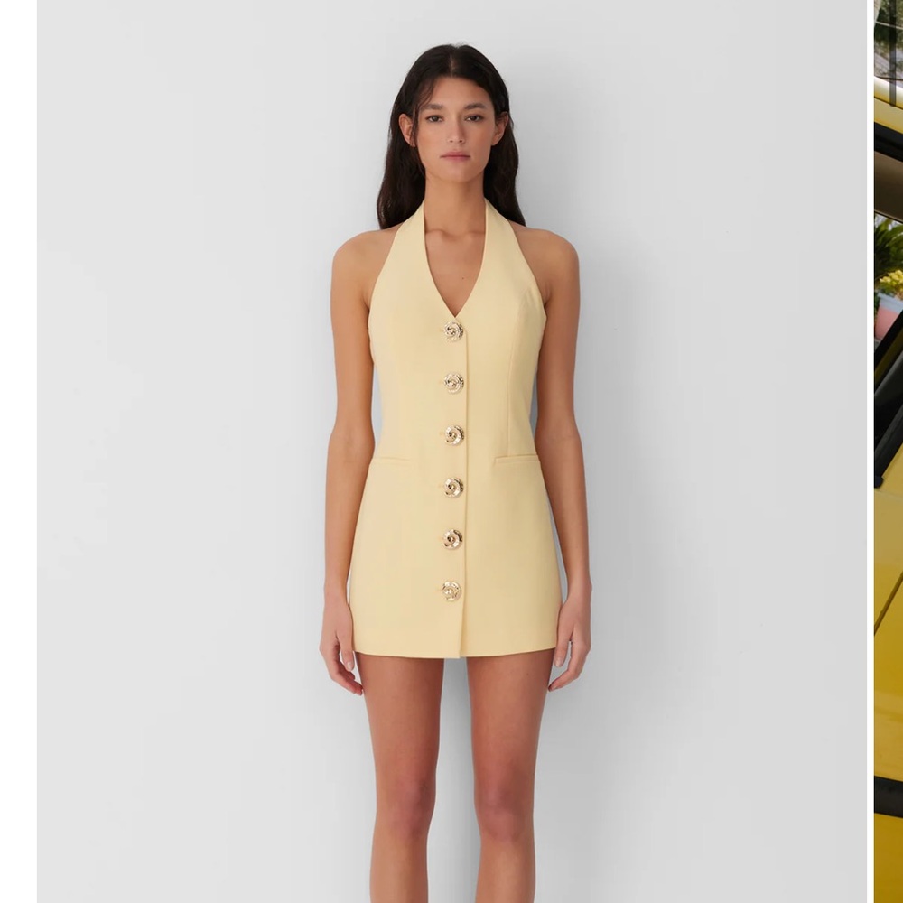 The Wolf Gang Irida Butter Yellow Dress